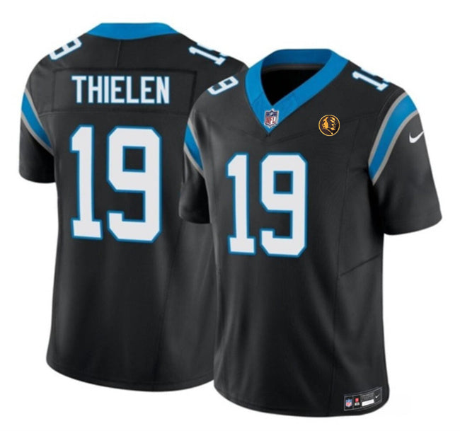 Carolina Panthers #19 Adam Thielen Black 2023 F.U.S.E. With John Madden