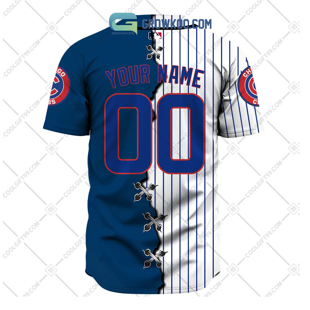 Chicago Cubs MLB Personalized Mix Baseball Jersey
