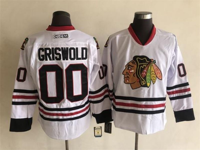 Chicago Blackhawks #00 Clark Griswold Style 2