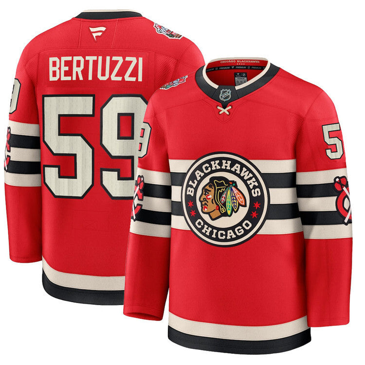 Chicago Blackhawks #59Tyler Bertuzzi 2025 Winter Classic