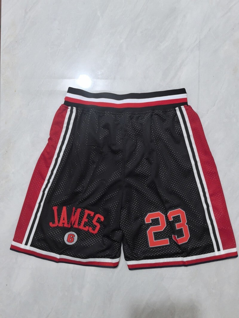 Chicago Bulls Black Retro Shorts Style 1