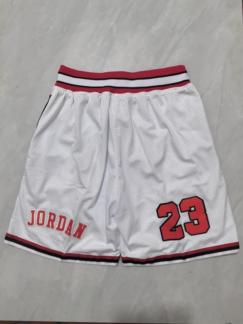 Chicago Bulls Bulls White Retro Shorts Style 5
