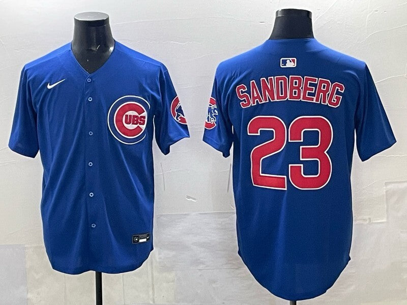 Chicago Cubs #23 Ryne Sandberg Cubs Adult Style 17