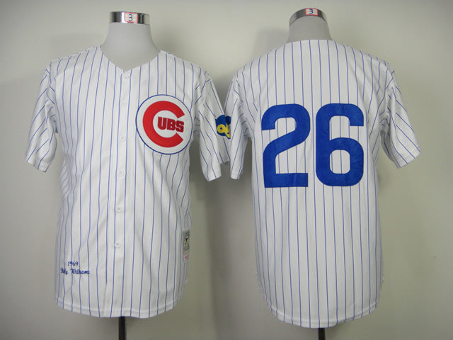 Chicago Cubs #26 Cubs 26 White 1969 Retro