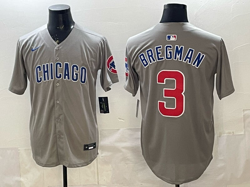 Chicago Cubs #3 Alex Bregman Cubs Adult Style 2