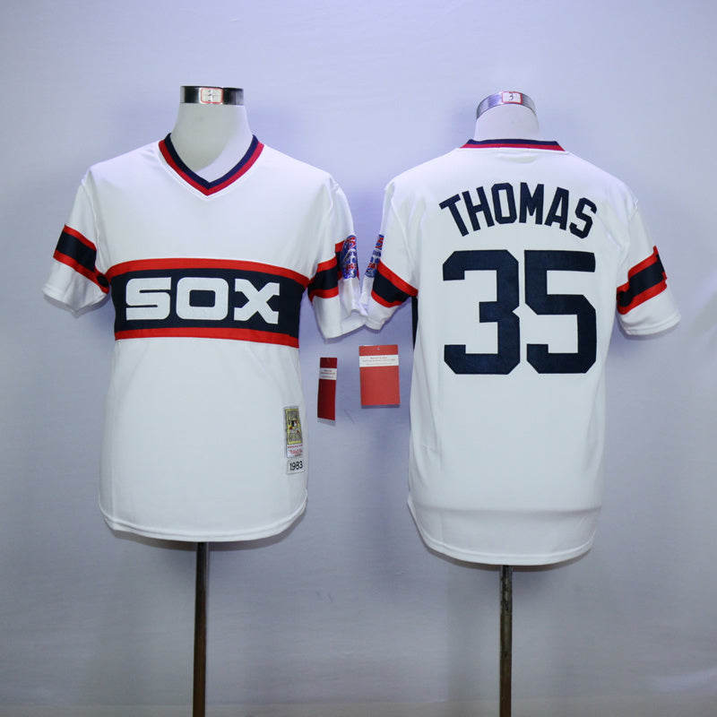 Chicago White Sox #35 Frank Thomas White Sox 35 White 1983 Retro