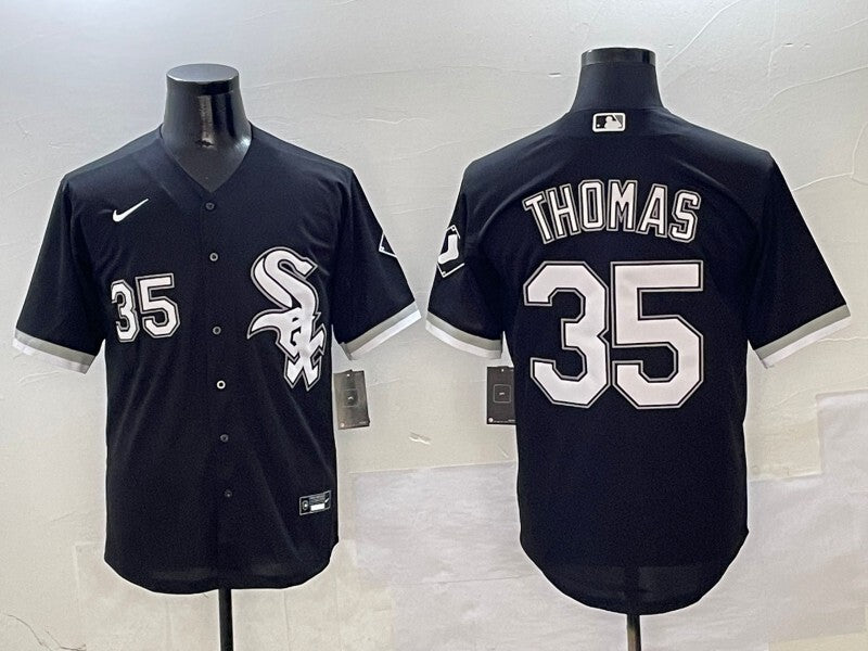 Chicago White Sox #35 Frank Thomas White Sox Adult Style 3