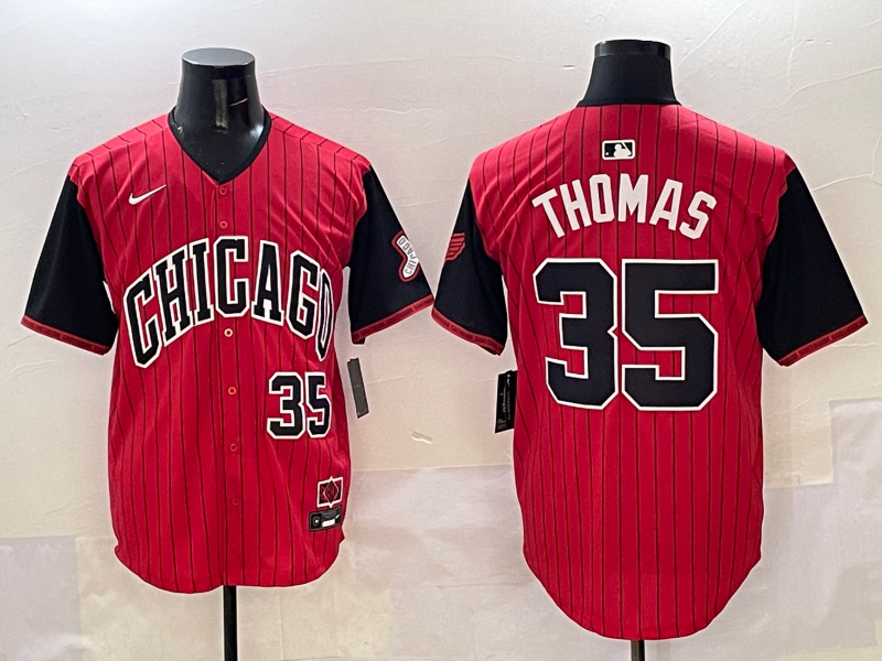 Chicago White Sox #35 Frank Thomas White Sox Collaboration Style 1