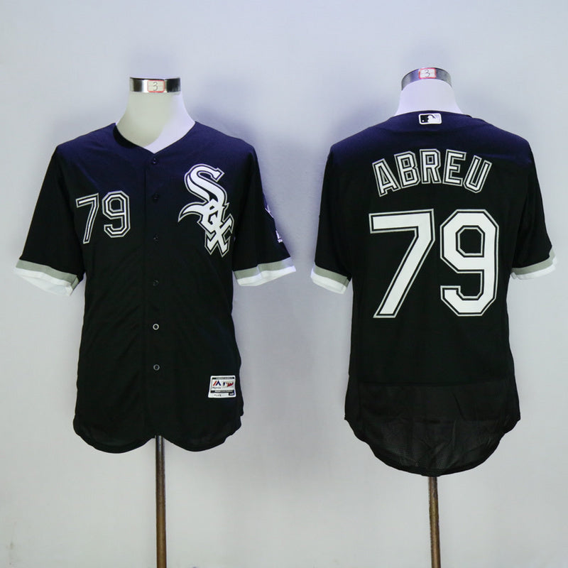 Chicago White Sox #79 Jose Abreu White Sox 79 Black Elite