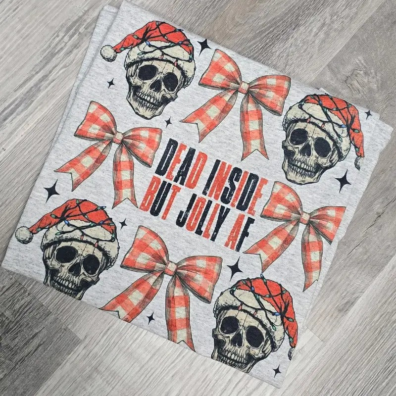 Christmas inside but Jolly Graphic Tee or Sweatshirt Hoodie | WearSparks.com