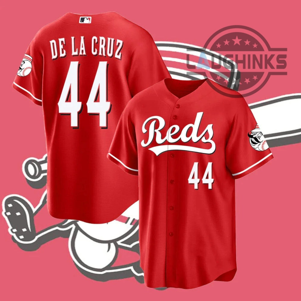 Cincinnati Reds Elly De La Cruz Jersey Number Best Baseball Elly De La Cruz Jersey Shirt