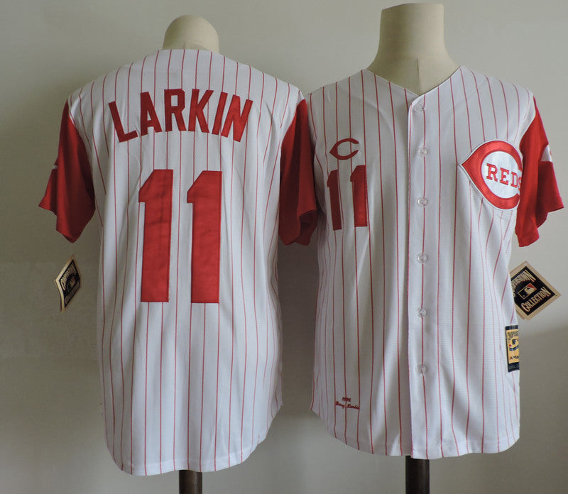 Cincinnati Reds #11 Barry Larkin Style 12