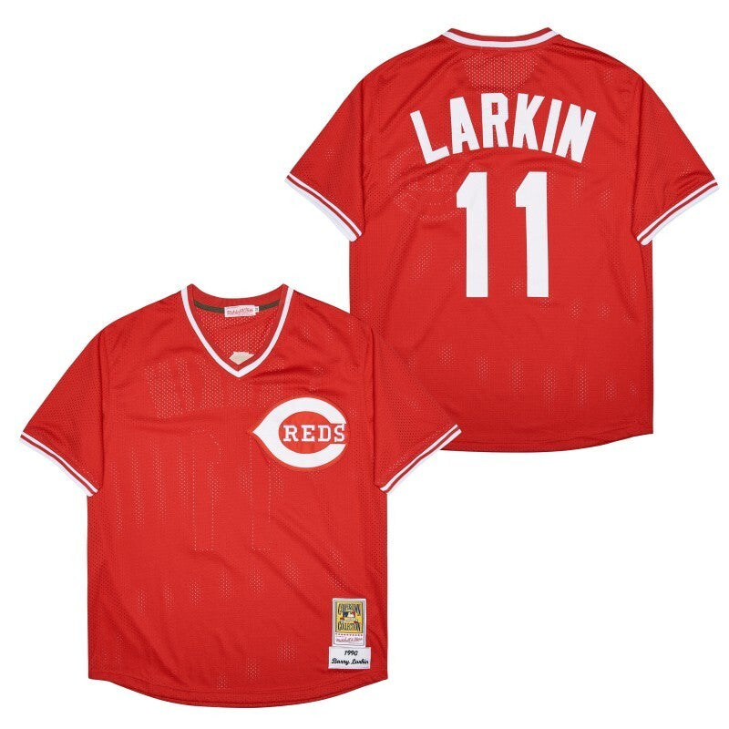 Cincinnati Reds #11 Barry Larkin Style 3