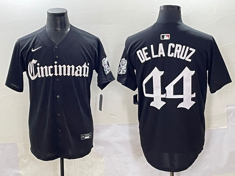Cincinnati Reds #44 Elly De La Cruz Reds 5 Collaboration Style 2
