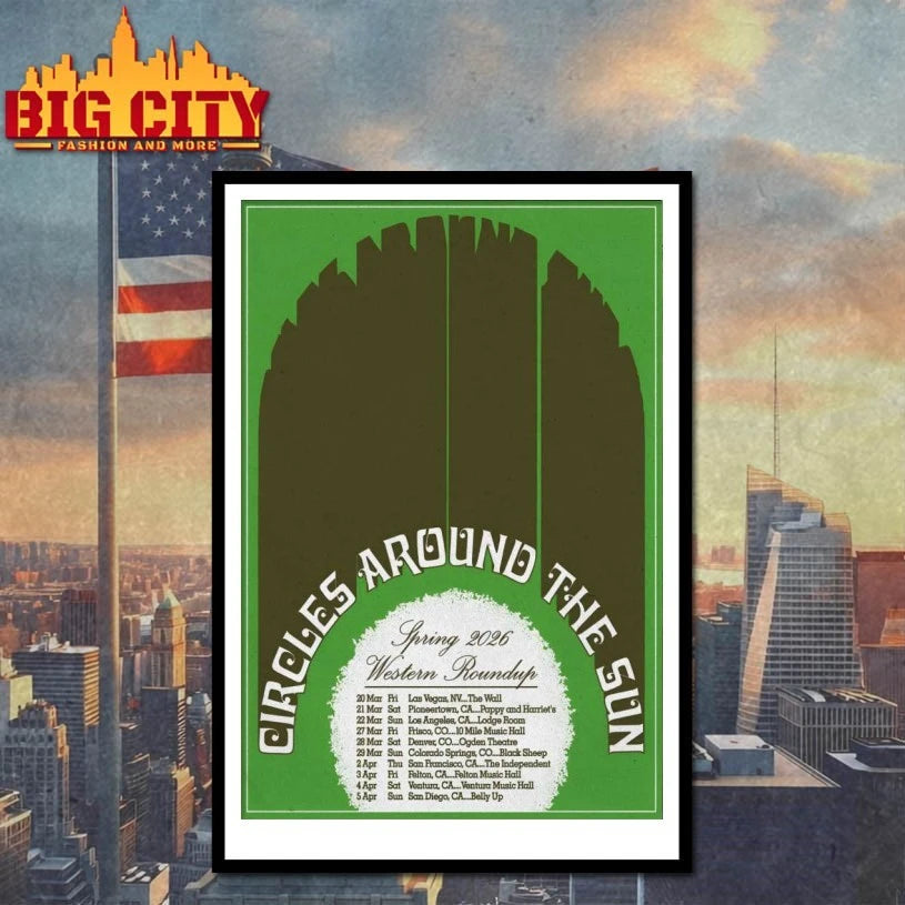 Circles Around The Sun Spring Tour 26 Poster shirt