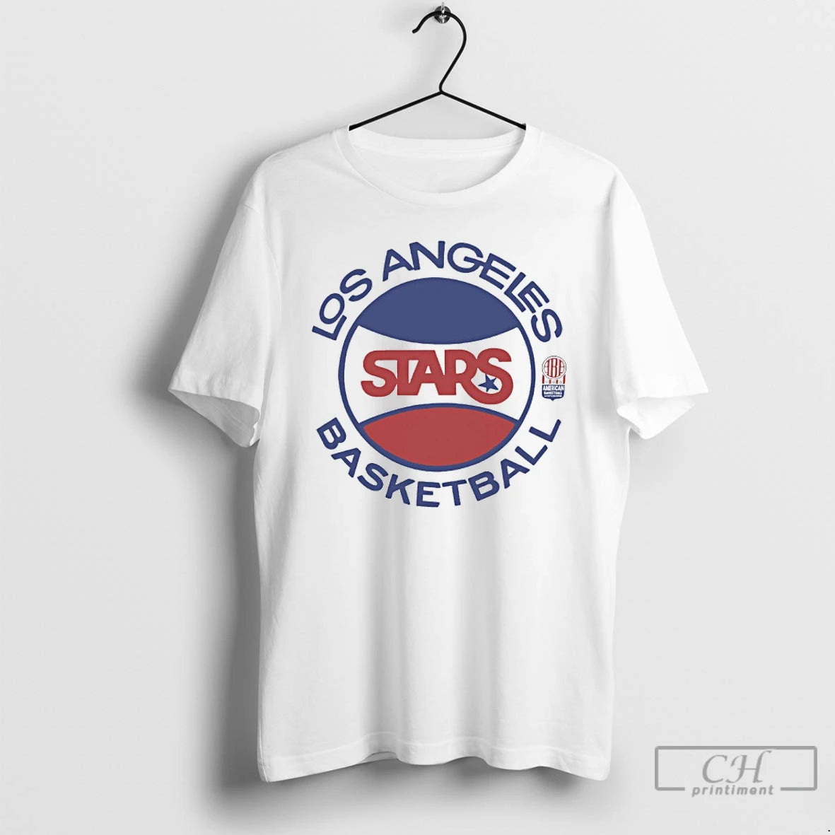 Classic Aba Los Angeles Stars Basketball Retro Logo