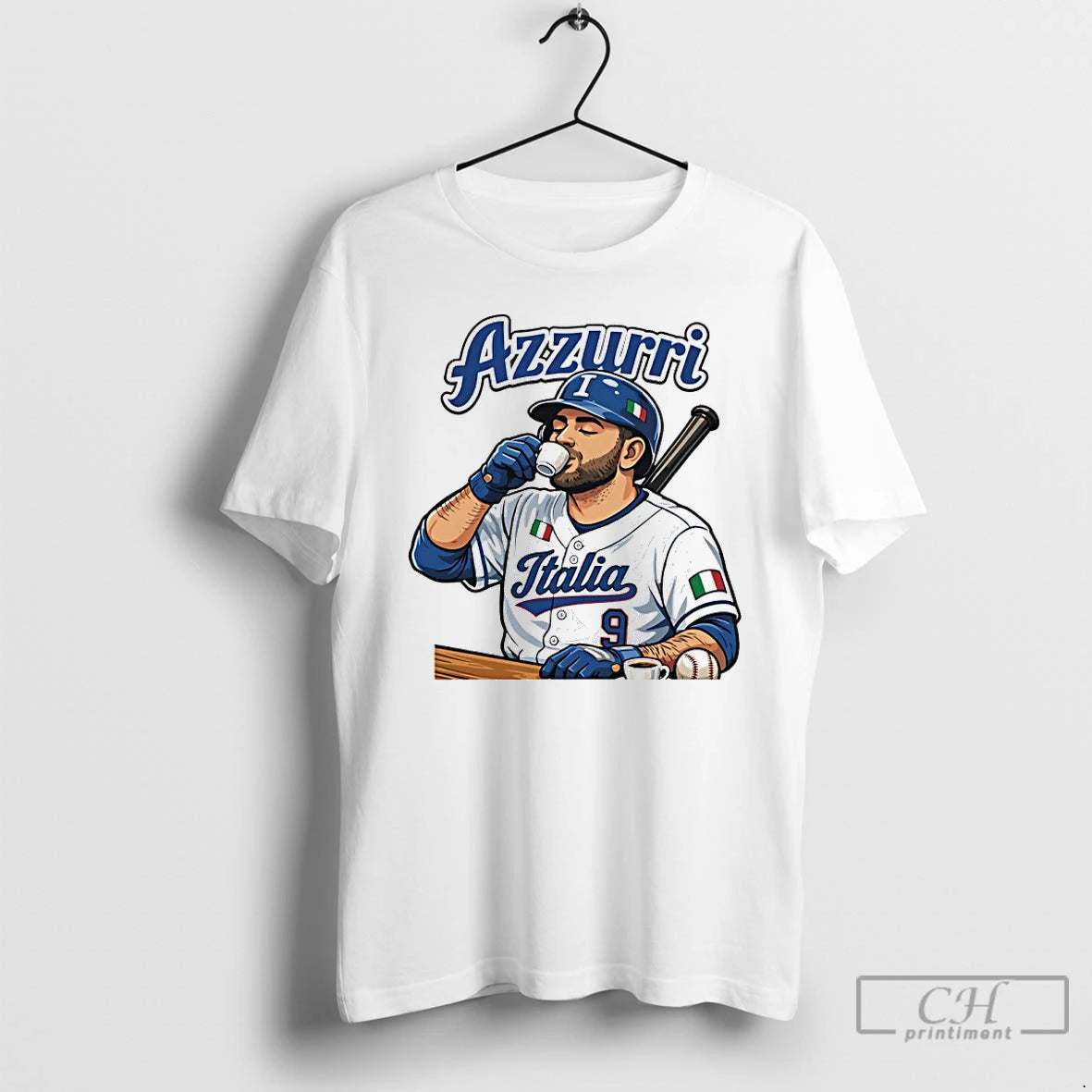Classic Azzurri Vinnie Pasquantino Drinking Espresso Team Italy Wbc Baseball