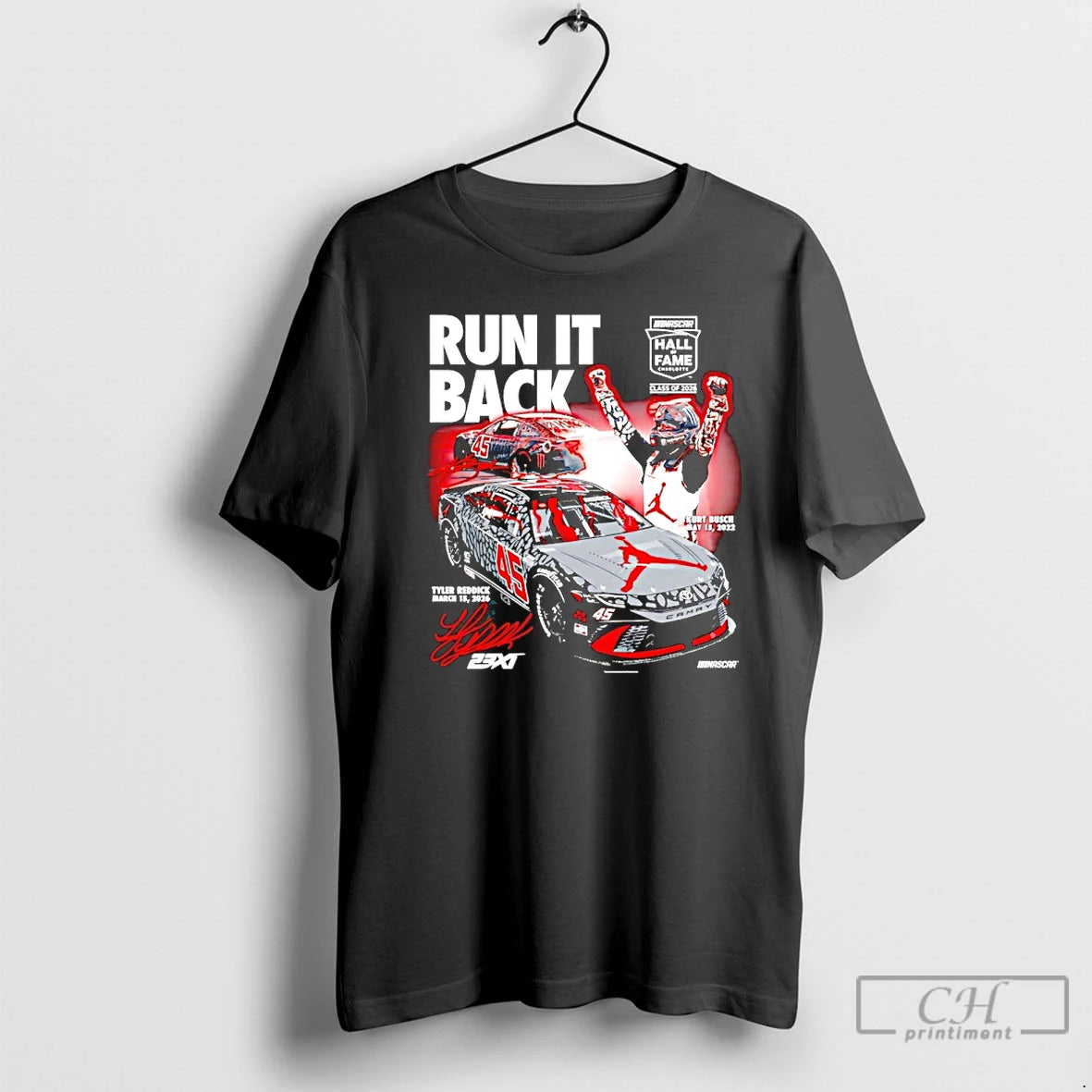Classic Tyler Reddick Run It Back Nascar Hall Of Fame 2026 Signature T Shirts Sweater