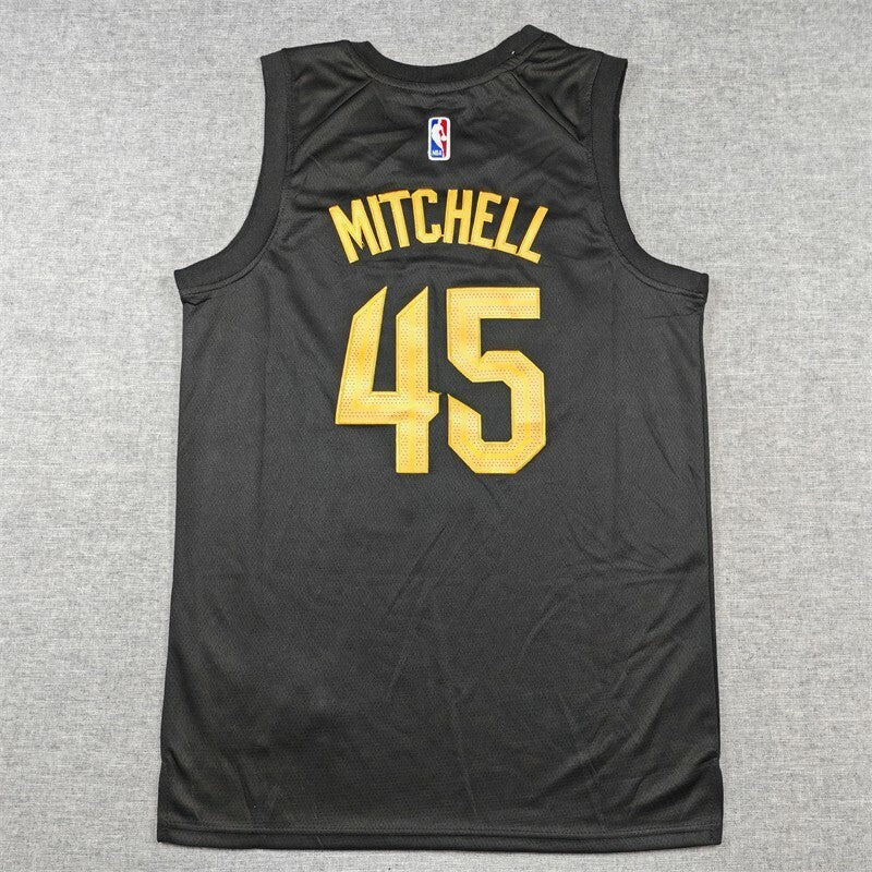 Cleveland Cavaliers #45 Donovan Mitchell Cavaliers 45 Black s-xxl Style 1