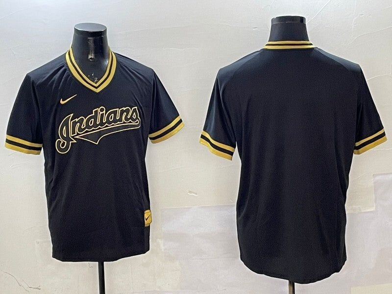 Cleveland Guardians Indians Black Gold Adult Style 3