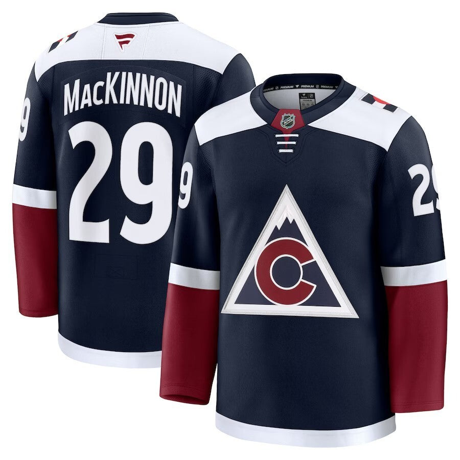 Colorado Avalanche #29 Nathan MacKinnon Alternate Premium Jersey - Navy