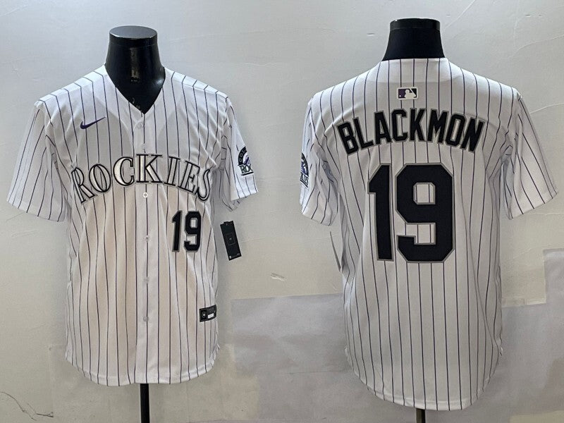 Colorado Rockies #19 Charlie Blackmon Adult