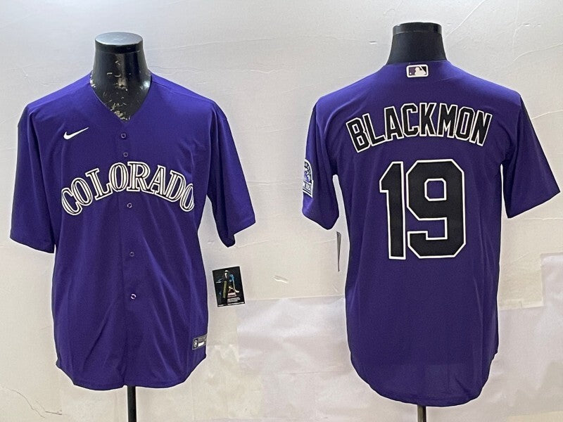 Colorado Rockies #19 Charlie Blackmon Fan Edition Style 2