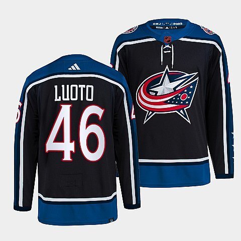 Columbus Blue Jackets #46 joona-luoto-navy-2022reverse-retro-2.0-authentic-primegreen-jersey