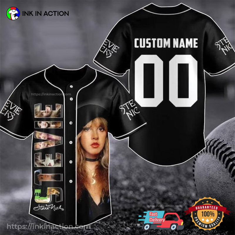 Customized Fleetwood Stevie Nicks Baseball Jersey