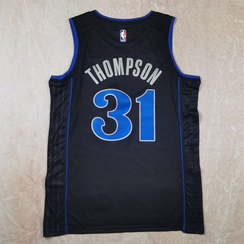 Dallas Mavericks #31 Klay Thompson Hot Press Mavericks 31 Black City Edition s-xxl Style 1