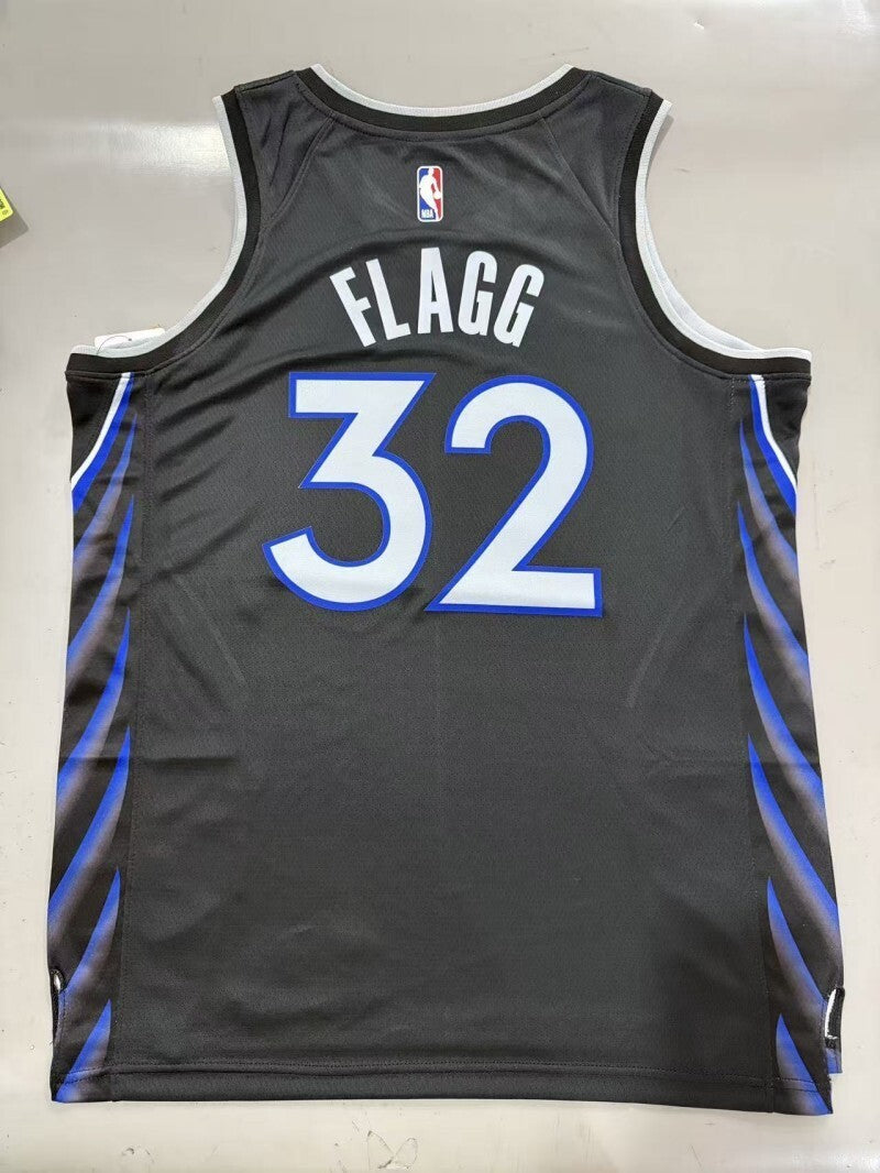 Dallas Mavericks #32 Cooper Flagg 26 Season Mavericks City Black Style 1