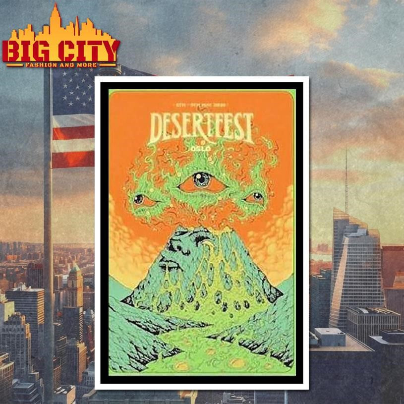 Desertfest May 8-9 2026 Rockefeller Oslo Norway Eyes Shirt