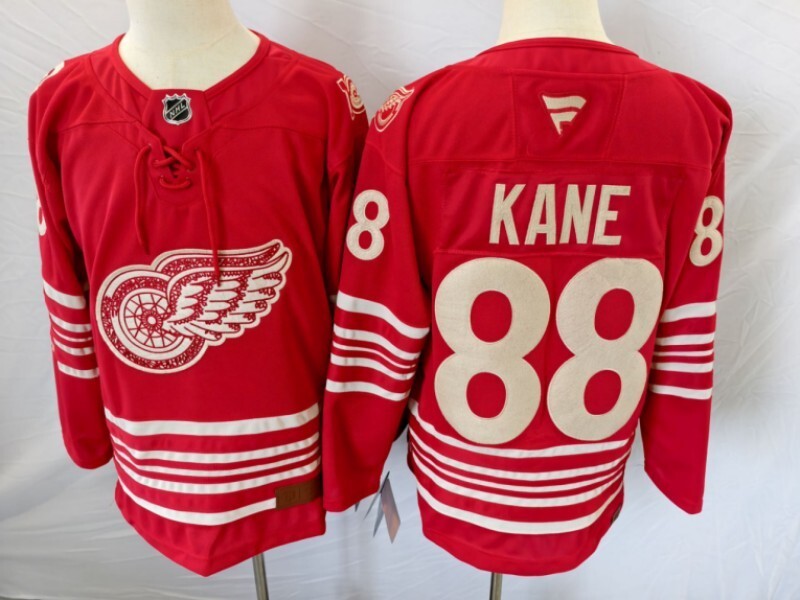 Detroit Red Wings #88 Patrick Kane Red Wings 100