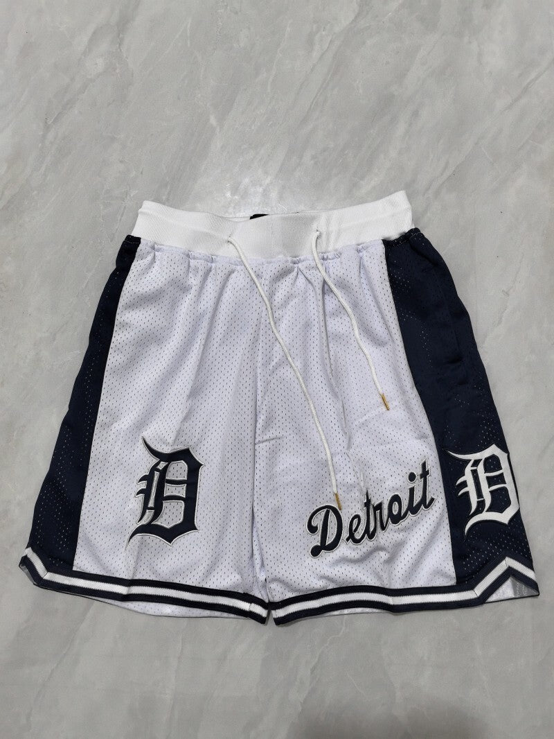 Detroit Tigers Tigers White Shorts Style 2