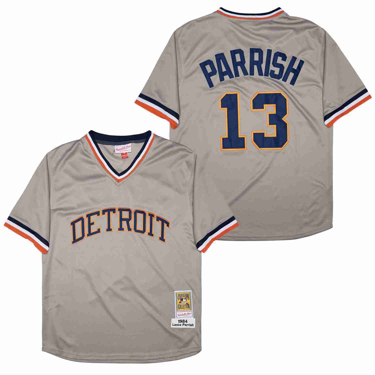 Detroit Tigers #13 Tigers 13 Gray 1984 Retro