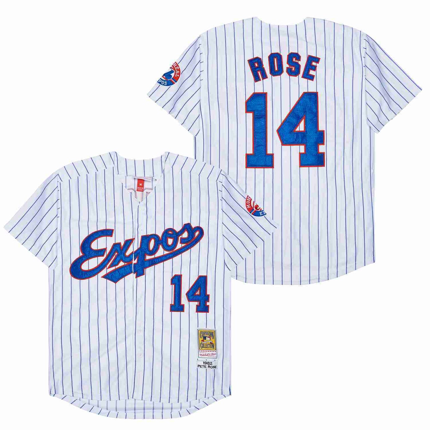 EXPOS #14 ROSE Expos 14 White 1982 Retro