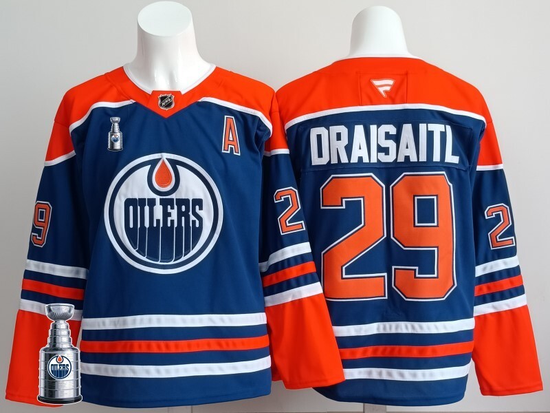 Edmonton Oilers #29 Leon Draisaitl Oilers Champion Edition Style 10