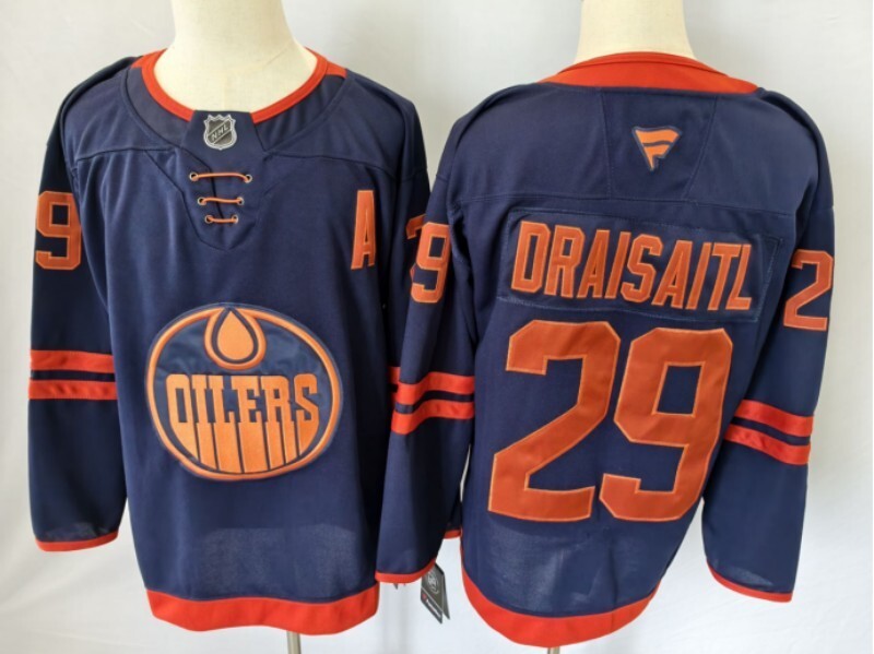 Edmonton Oilers #29 Leon Draisaitl Oilers Style 4