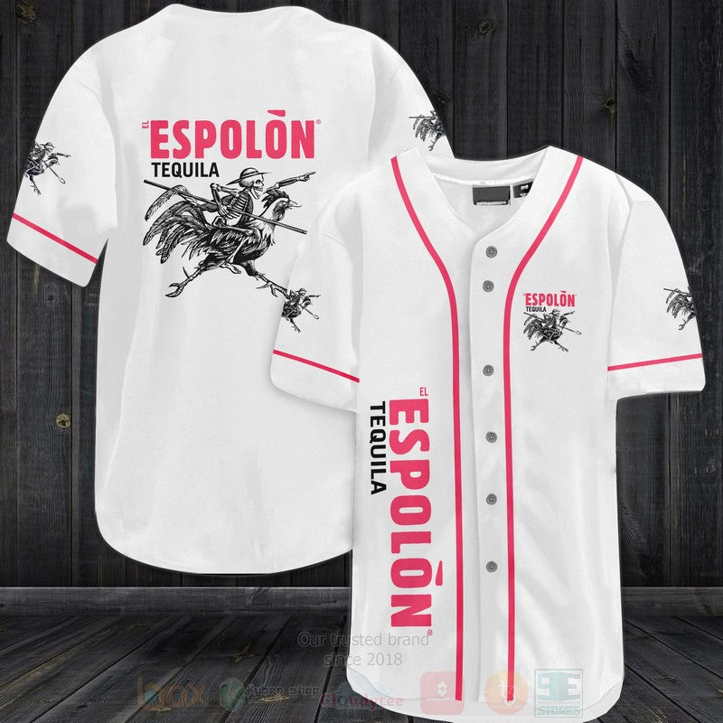 FASHION Espolon Tequila Baseball Jerseys Botton Shirt