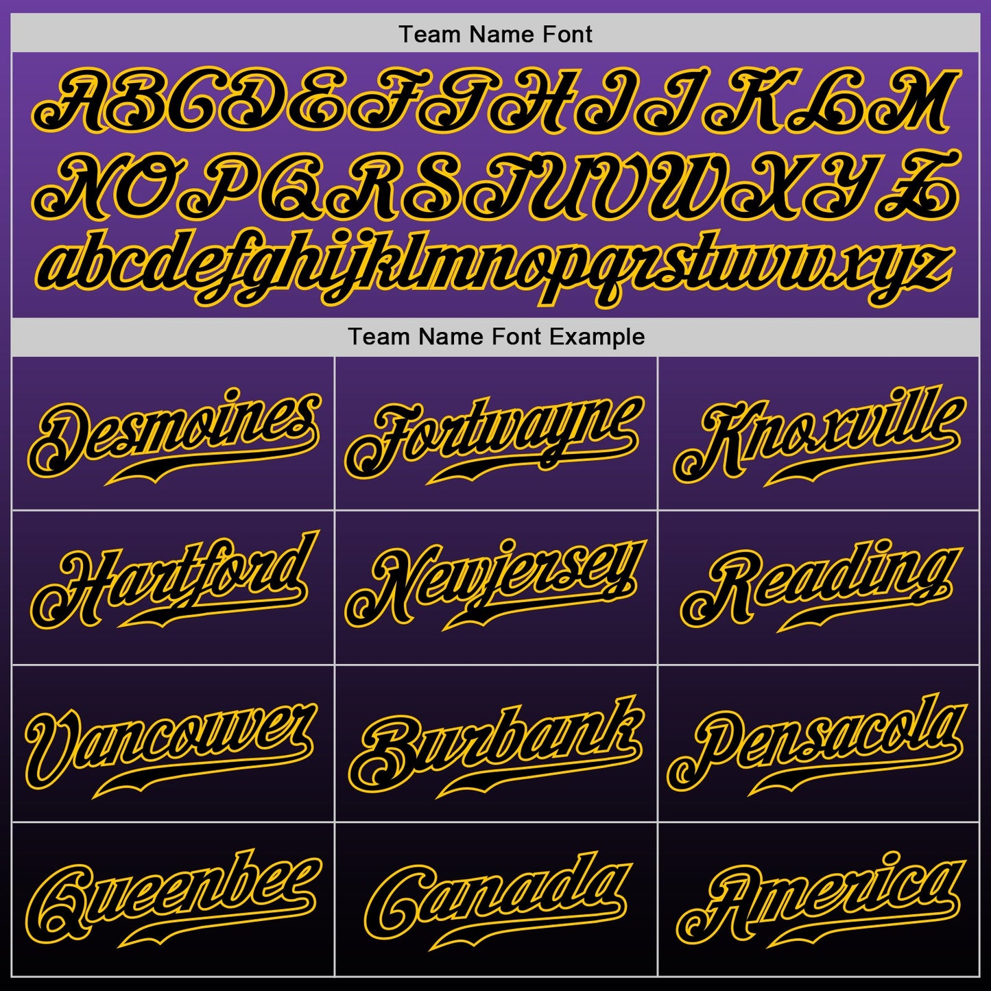 Custom Purple Black-Gold Authentic Fade Fashion Baseball Jersey