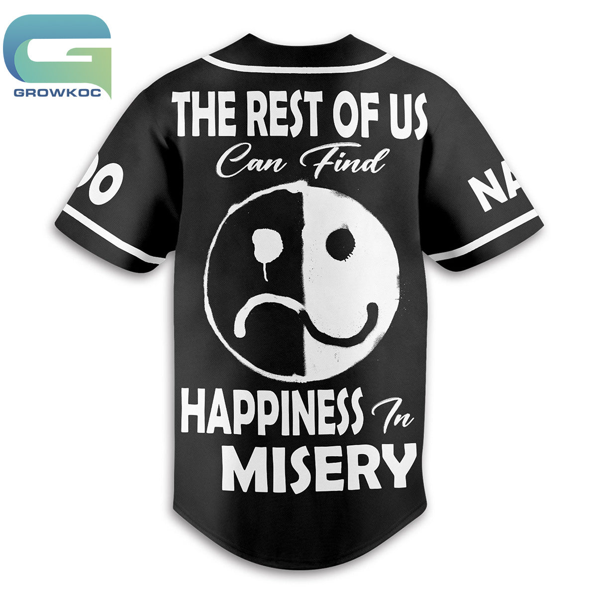 Fall Out Boy The Rest Of Us Can Find Happiness In Mysery Personalized Baseball Jersey