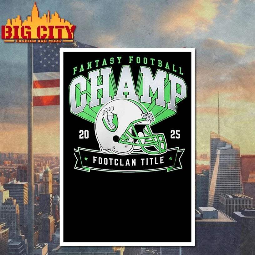 Fantasy Football FootClan Title Champion 2025 shirt
