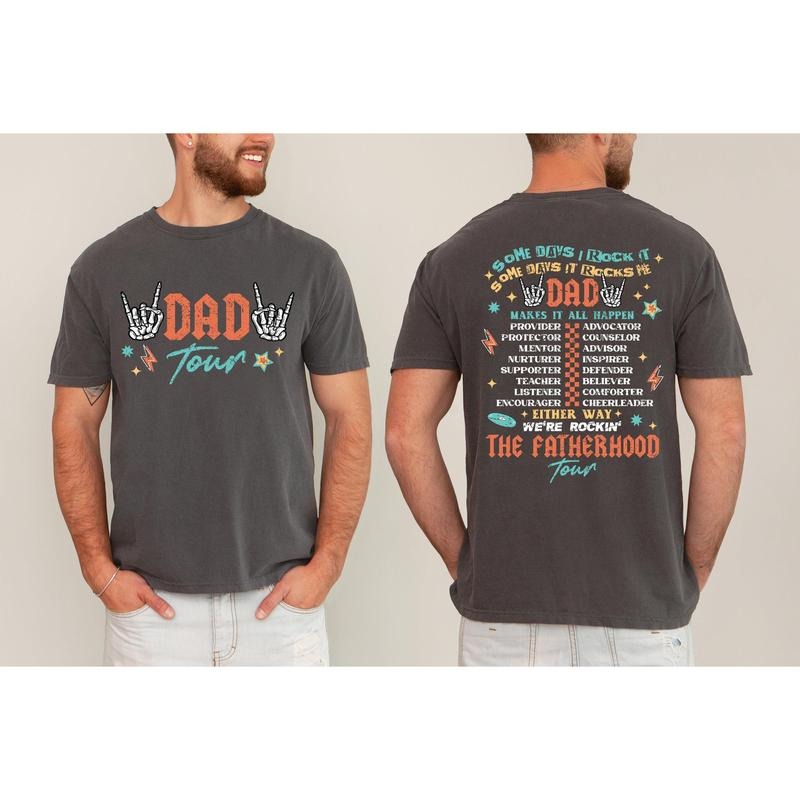 Fatherhood Tour, Dad Rock, Music, Concert, Father's Day, For Men, Some Day I Rock It Tshirt, Comfort Colors Tee, Father,...