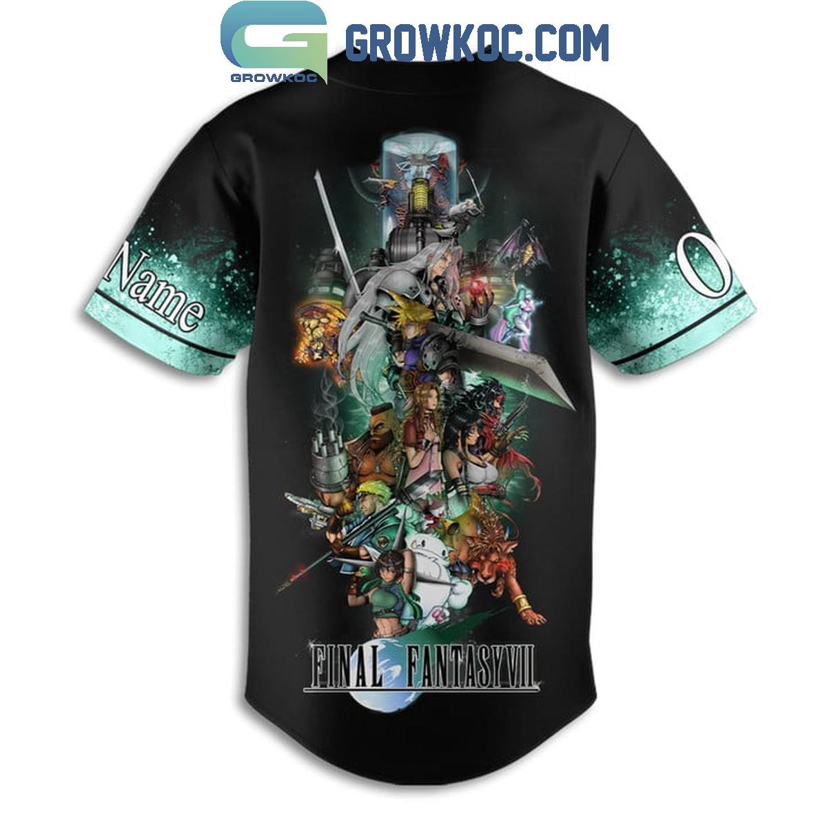 Final Fantasy VII All Characters All Arc Personalized Baseball Jersey
