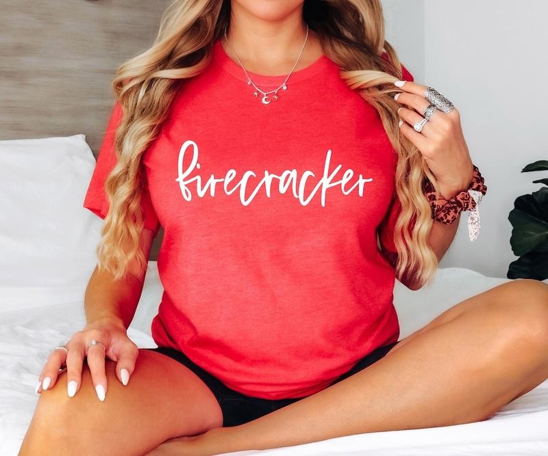 Firecracker Shirt For 4th Of July, Trendy Independence Day Tee, USA Shirt Hoodie, Sweatshirt | WearSparks.com