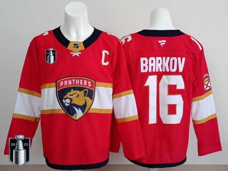 Florida Panthers #16 Aleksander Barkov Panthers Champion Edition Style 3