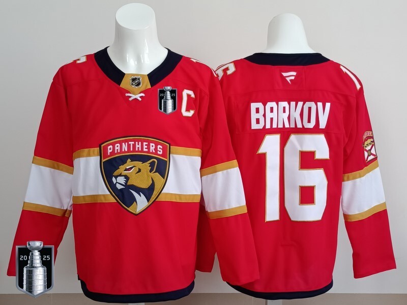 Florida Panthers #16 Aleksander Barkov Panthers Champion Edition Style 5