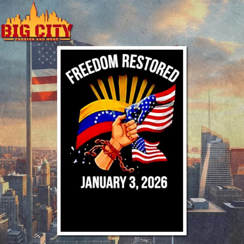 Freedom restored january 2026 Venezuela freedom flag shirt