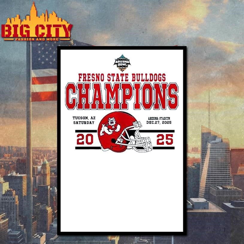 Fresno State Bulldogs Football Champions 2025 Snoop Dogg Arizona Bowl Shirt