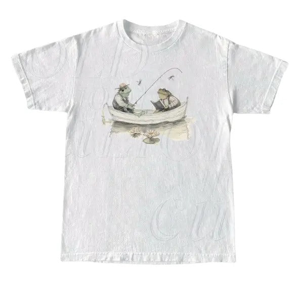 Frog 90s Vintage Graphic Shirt, Retro Toad Tee, Nature Shirt, 2000s Frog T-Shirt, Book Lovers Shirt, Vintage Unisex...